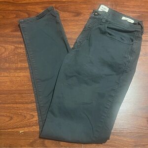 Flint and Tinder Pants Mens 30x32 Black Slim Fit Chino Stretch 5 Pocket F-510001